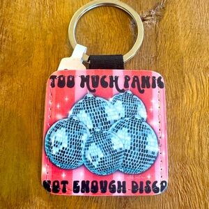 Too Much Panic Keychain